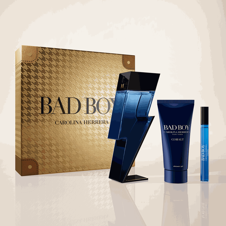 Bad Boy Cobalt Électrique - Set de regalo, eau de parfum 100 ml + gel de baño 100 ml + eau de parfum 10 ml