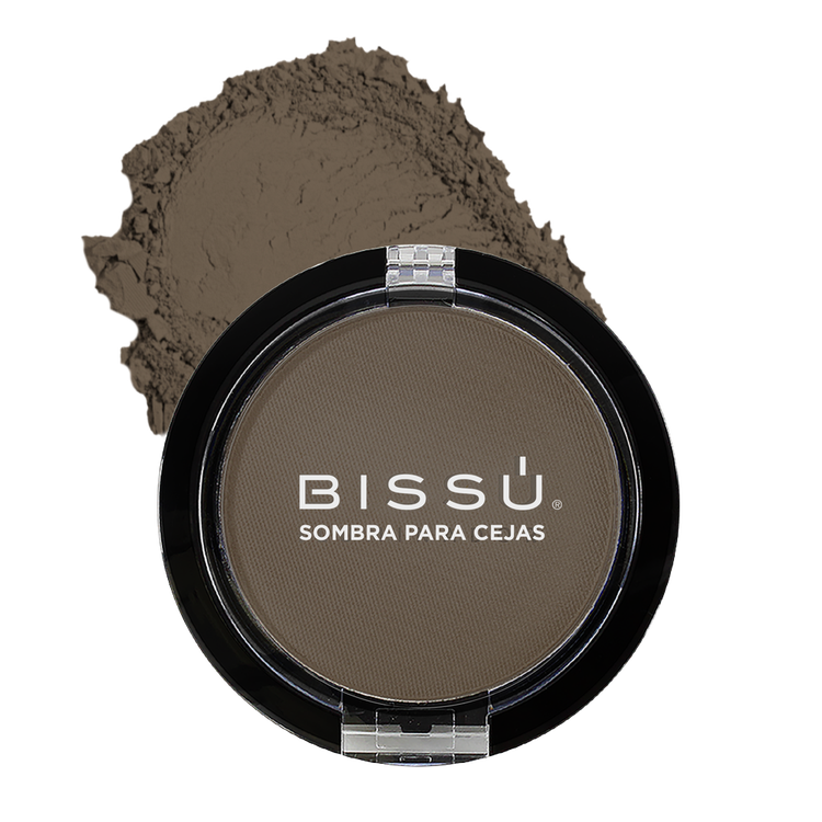 Sombra para cejas, acabado natural