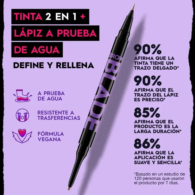 Brow Blade - Lápiz Para Cejas, definición resistente al agua
