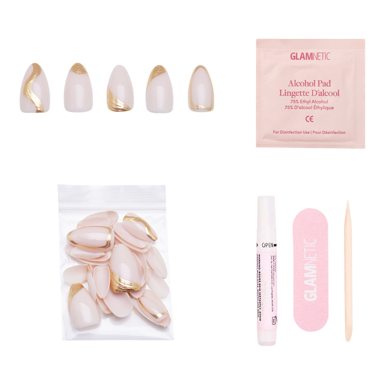 Material Girl Press-On Nails Uñas postizas diseño moderno y de fácil aplicación