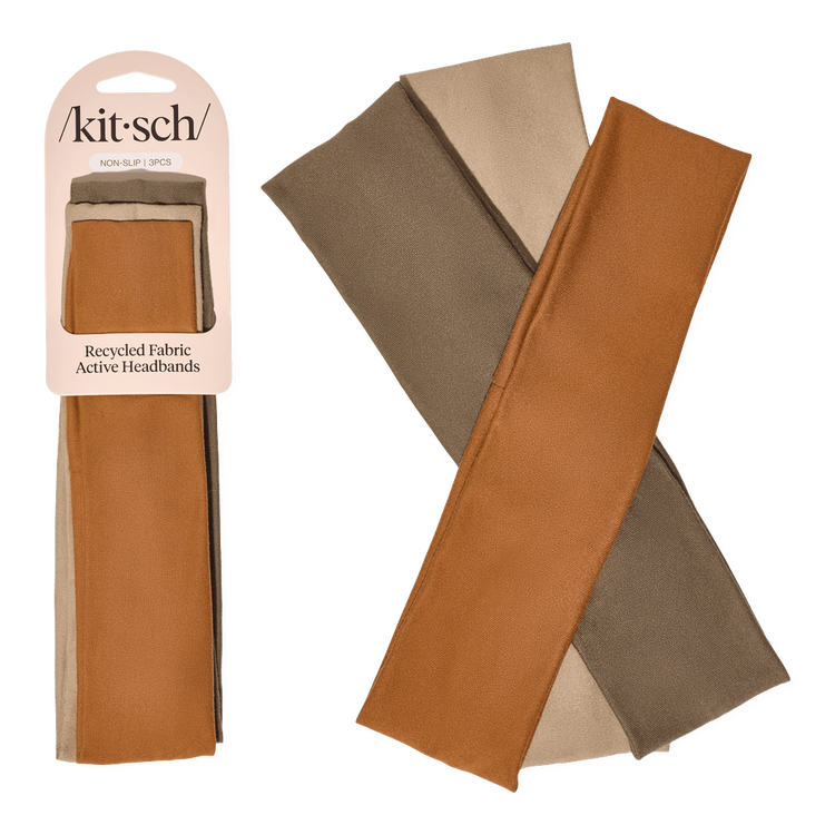 Recycled Fabric Stretchy Set de diademas mantiene el cabello recogido