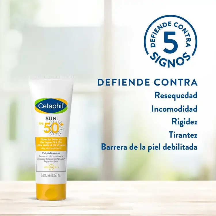 Sun Oil Control Fps 50+ Protector solar avanzada protección para pieles mixtas y grasas