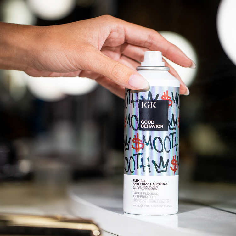 Good Behaivor - Spray de fijación media, para nutrir, fortalecer y controlar el frizz