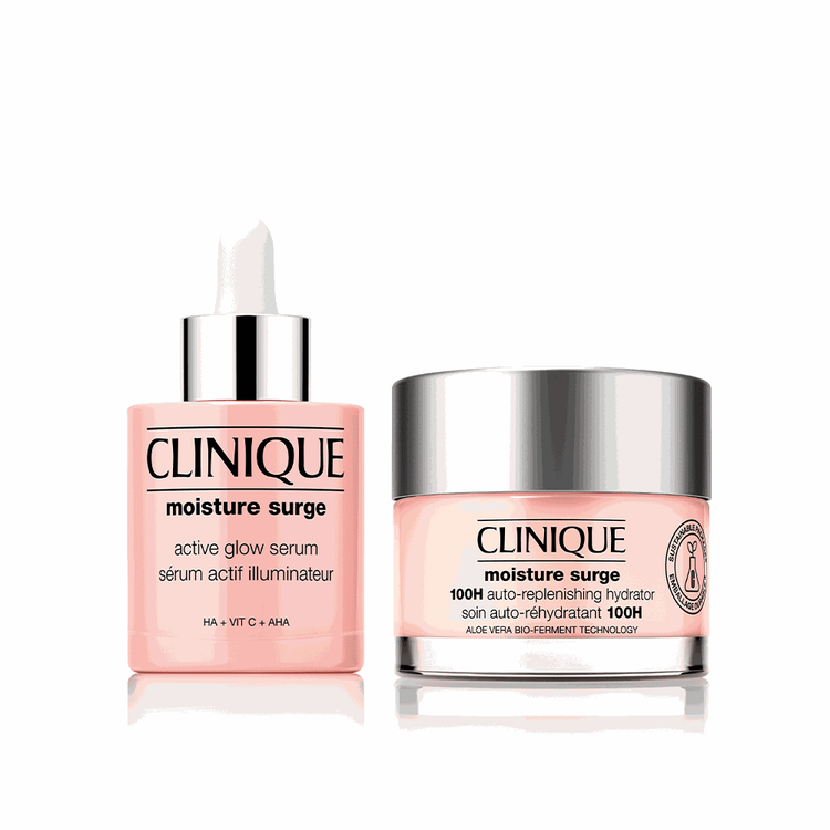 Moisture Surge - Set de regalo, Active Glow Serum + Hidratante Moisture Surge