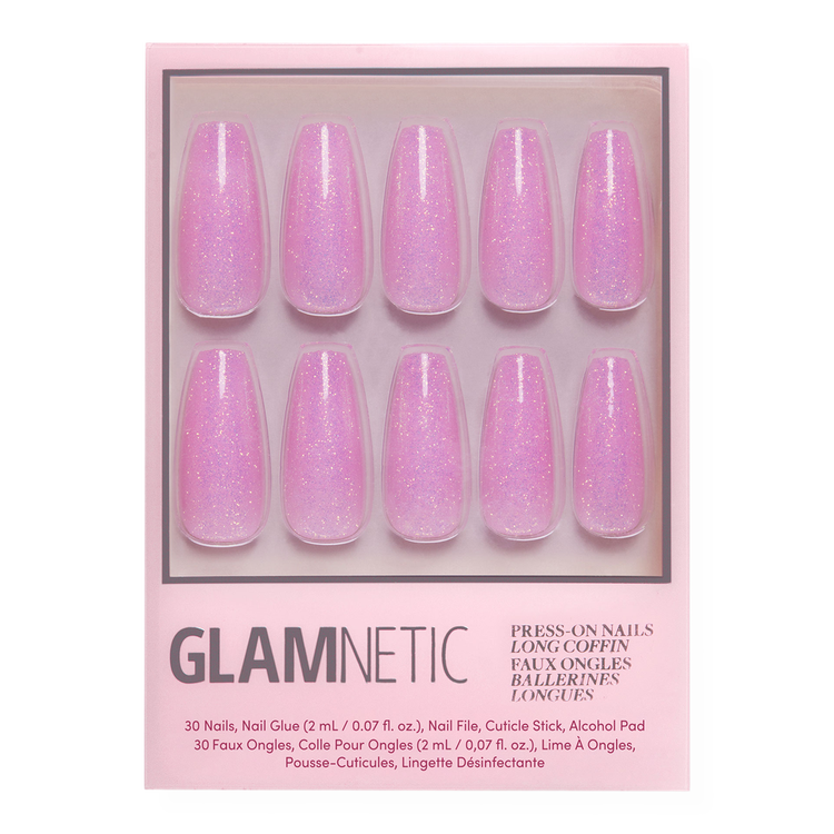 Juicy Press-On Nails Uñas postizas diseño moderno y fácil aplicación