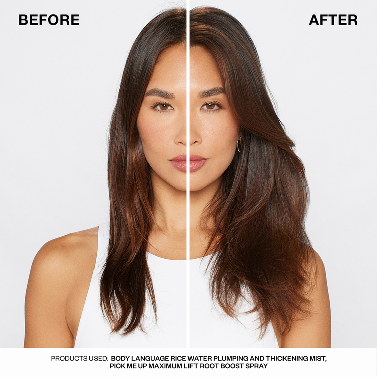 Body Language Rice Water Plumping and Thickening Mist Spray protección contra el calor