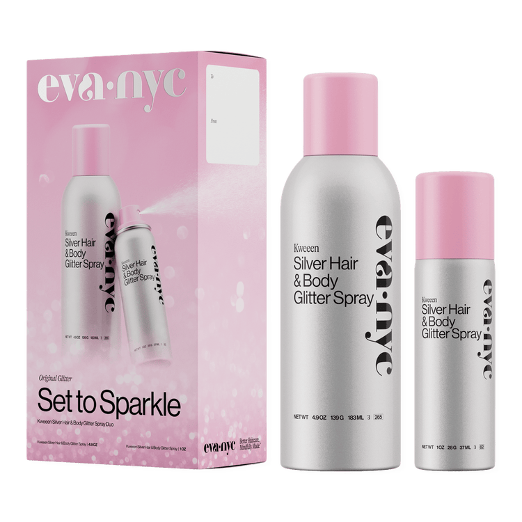 Kween Silver Glitter Kit de sprays