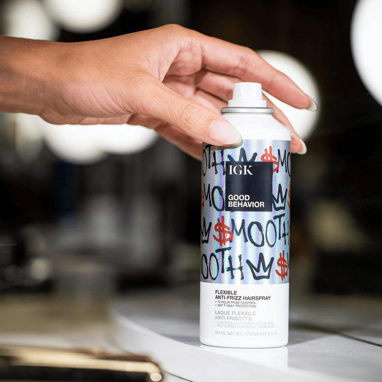 Good Behaivor - Spray de fijación media, para nutrir, fortalecer y controlar el frizz