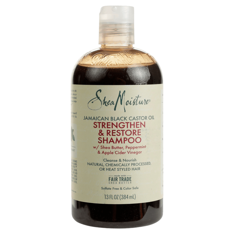Jamaican Black Castor Shampoo repara cabello dañado teñido o quemado