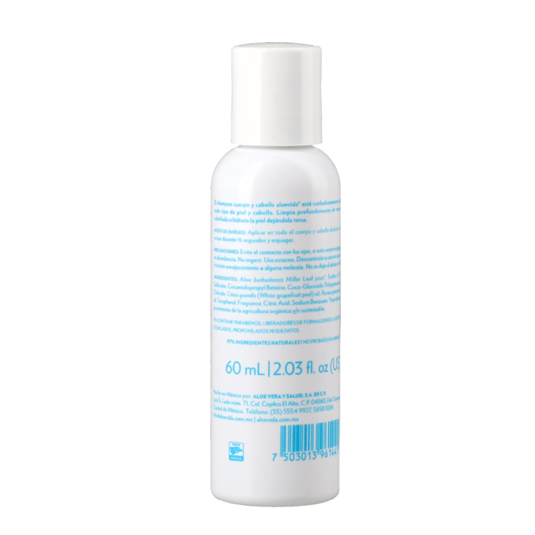 Shampoo - Para cuerpo y cabello, limpieza hidratante