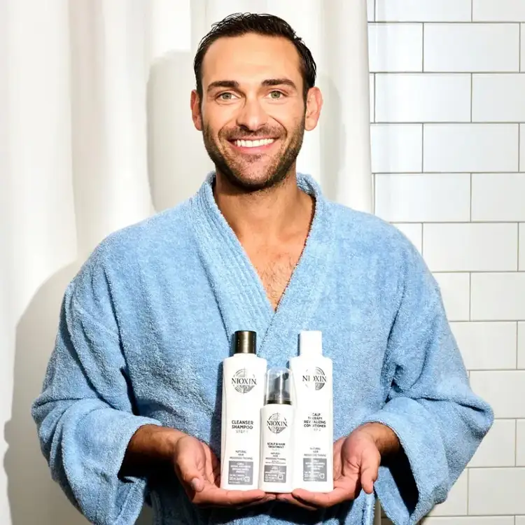 Sistema 2 - Kit, para cabello natural con adelgazamiento capilar