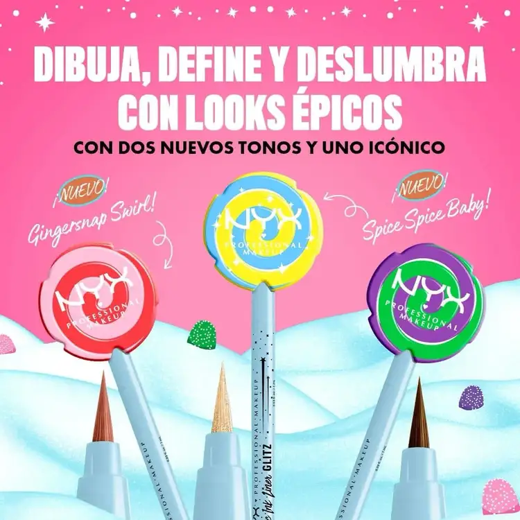 Ginger Baddie Candy Epic Ink Glitz Delineador de Ojos