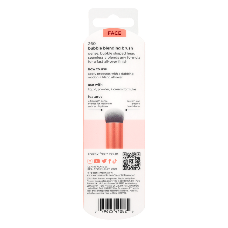 Bubble Blending Brush - Brocha de maquillaje, para difuminar a la perfección