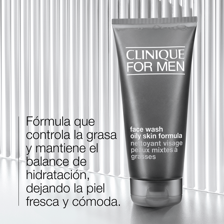 Clinique For Men™ Oil Control - Jabón facial, para pieles mixtas a grasas