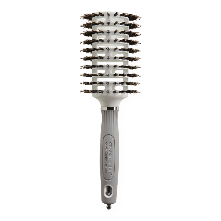 Ceramic + Ion Turbo Vent Combo Round - Cepillo para cabello, crea rizos y añade volumen