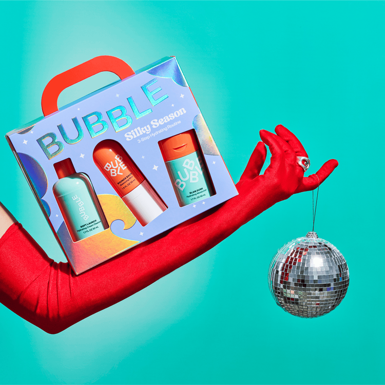 Silky Season - Set de regalo, limpiador en crema + spray de tóner hidratante + crema hidratante Slam Dunk