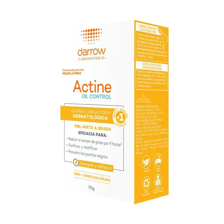 Actine Barra limpiadora control eficaz y duradero de brillo y grasa