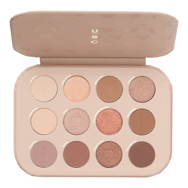 12 Pan Eye Shadow - Paleta de sombras, cobertura media