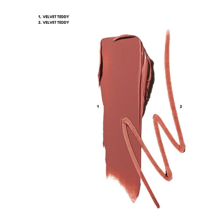 Topsy - Teddy Lip Kit, set de labios nude lápiz labial M·A·C ximal Silky Matte y lápiz labial en Velvet Teddy