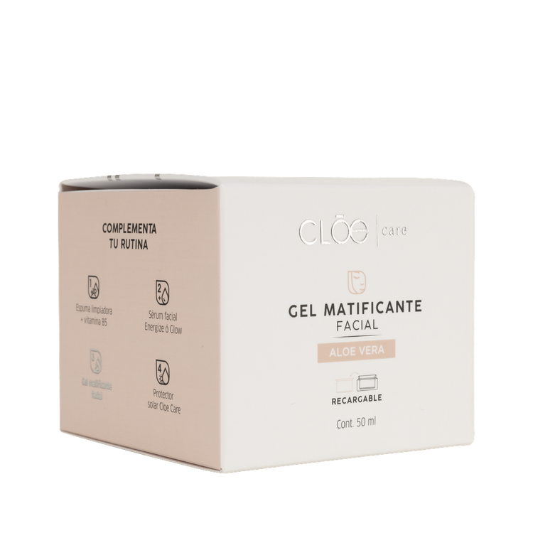 Hidratante Gel matificante efecto antioxidante.