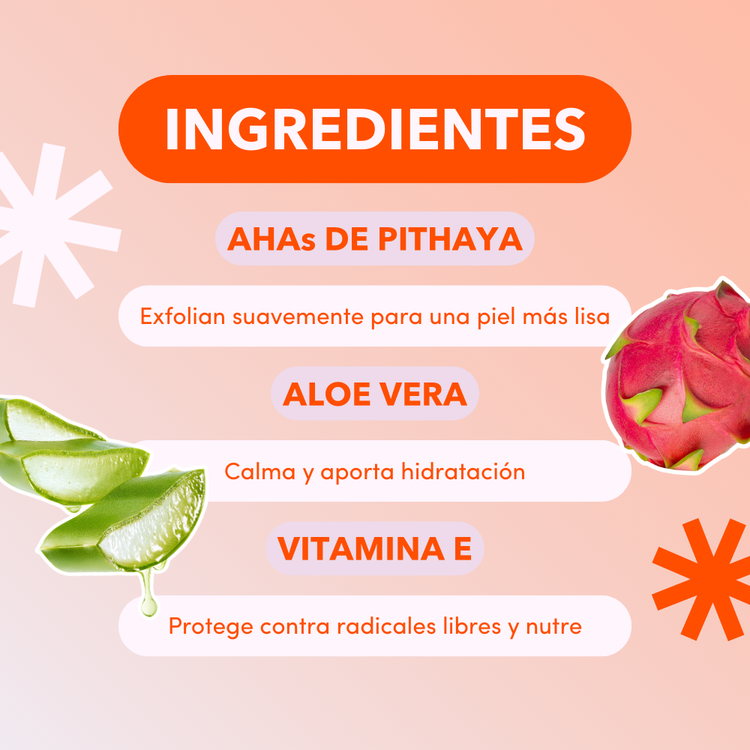 Pitahaya Glow Overnight Mask 50 ML - Mascarilla facial, ilumina y renueva mientras duermes