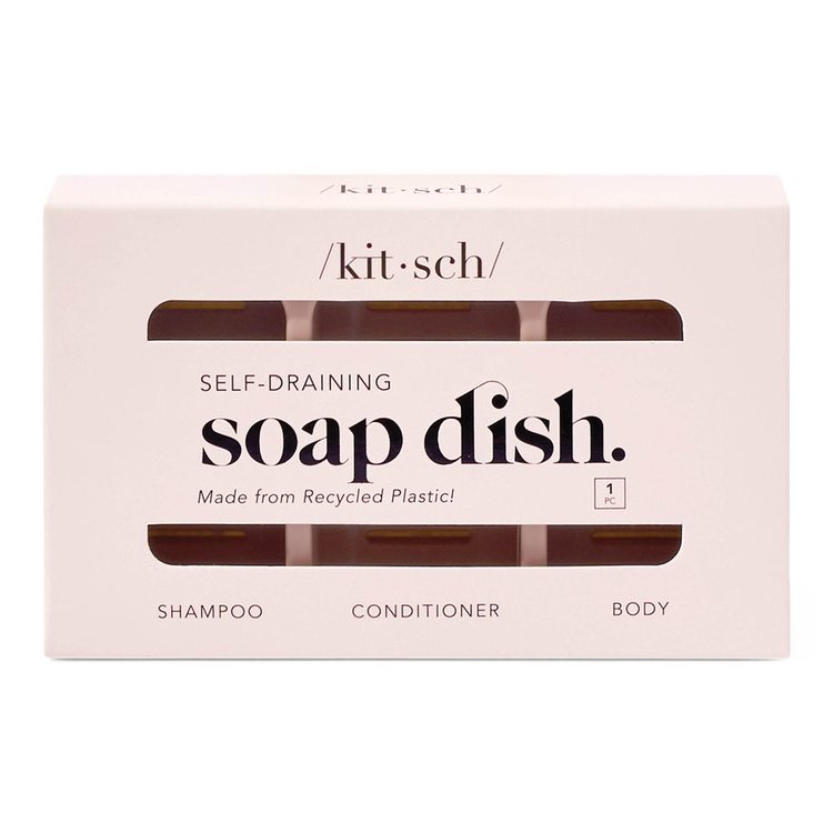 Bottle-Free Beauty Self-Draining Soap Dish Jabonera para barras sólidas ideal para tu rutina