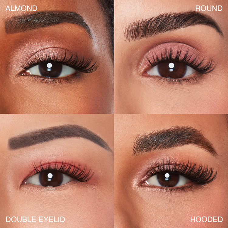 Naked Lash Clusters 437 Pestañas en clusters personalizables pestañas ligeras y personalizables.