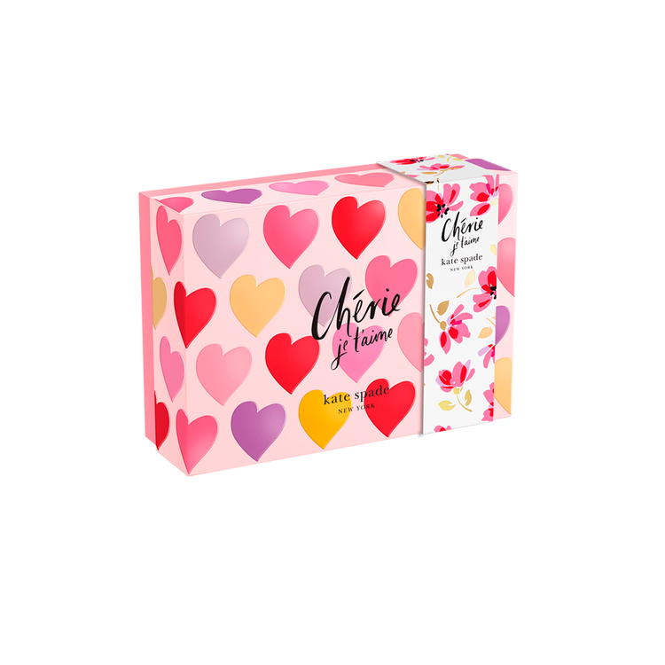 Cherié Je t'aime - Set de regalo, Eau de Parfum + Body Lotion + mini