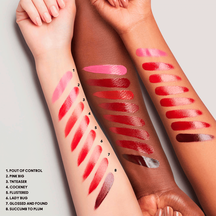 Lustreglass Sheer-Shine Lipstick - Labial, acabado luminoso, hidratante y suave