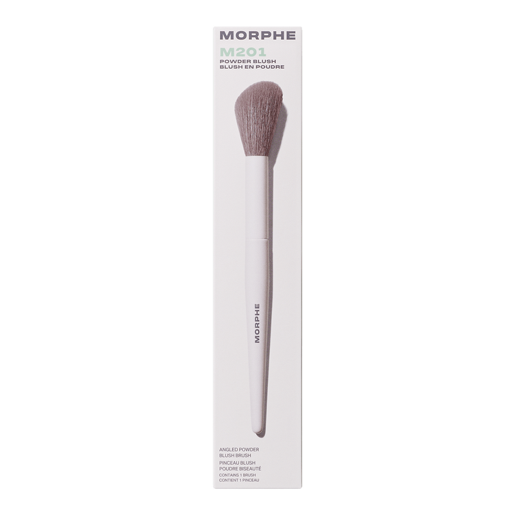 M201 Angled Brocha para rubor ideal para rubores