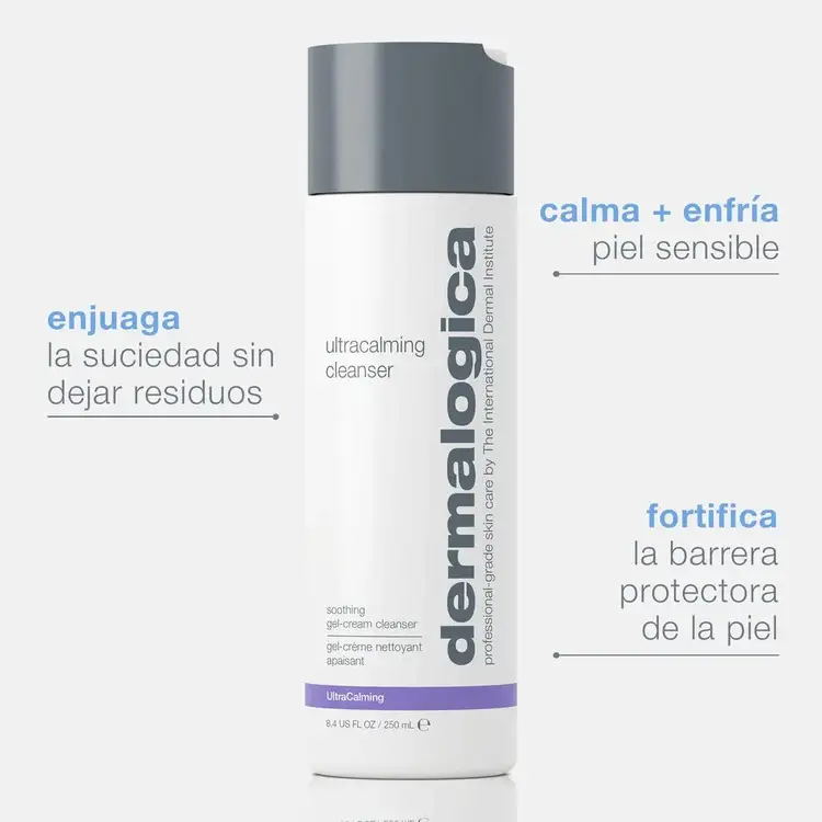 Ultra Calming - Limpiador facial, limpia y fortalece piel reactiva