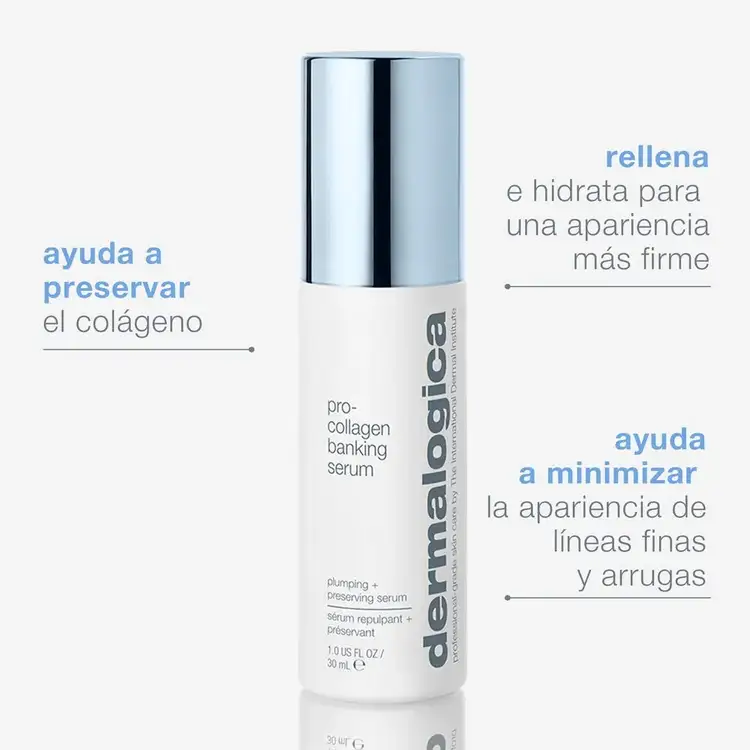 Pro-Collagen Banking Serum Suero preserva el colágeno, piel tersa y luminosa.