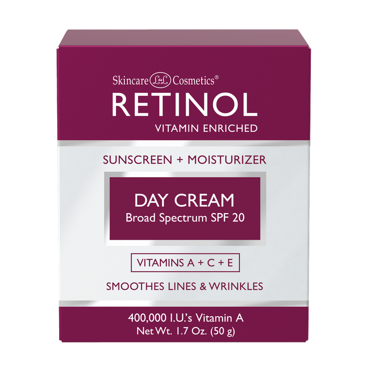 Retinol Crema facial con protector solar antiedad- spf 21