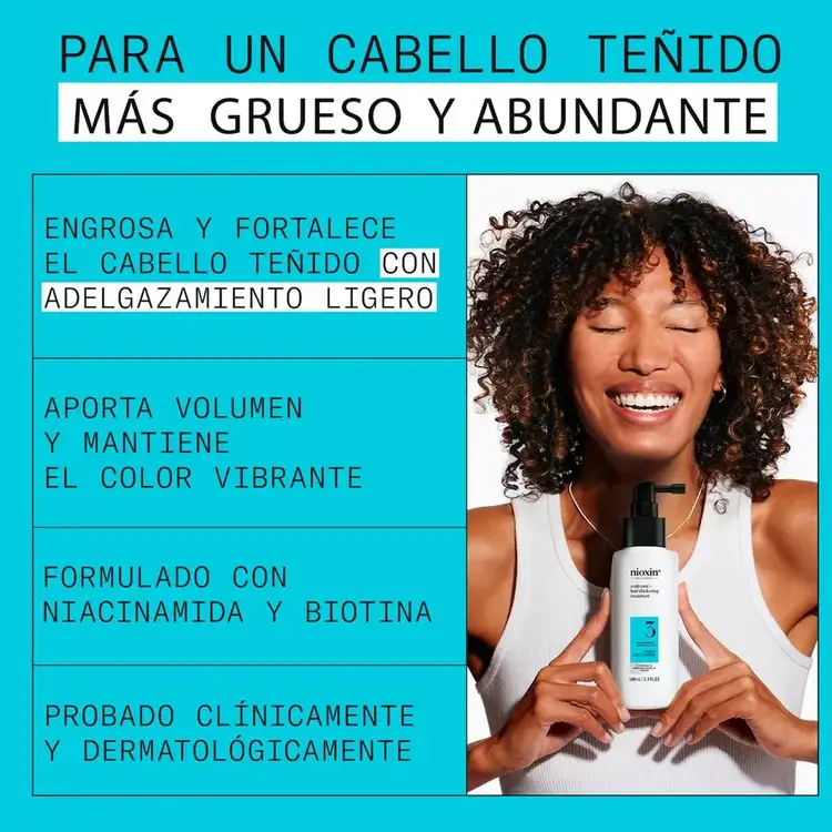 Sistema 3 - Tratamiento, para cabello teñido con adelgazamiento capilar