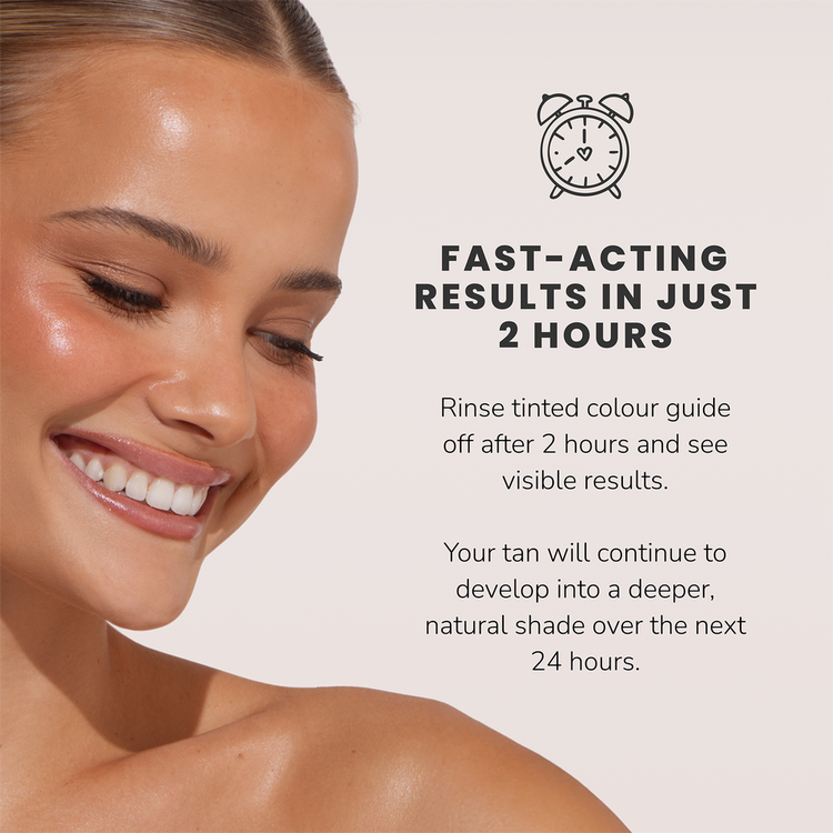 2 Hr Express Face Tanning Suero autobronceador bronceado natural