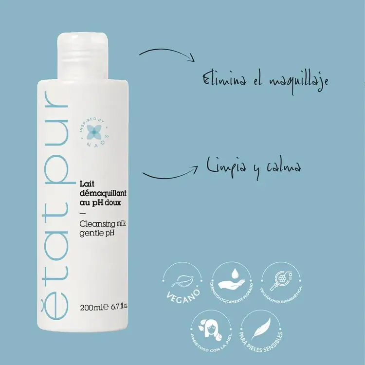 Limpiadores Leche limpiadora para pieles secas y sensibles