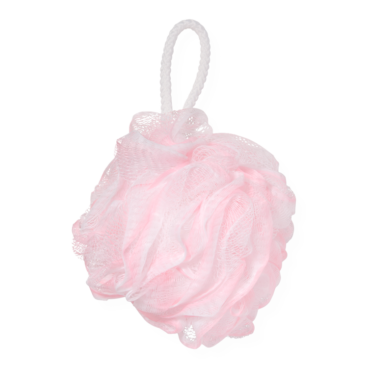 Pink Exfoliating Loofah - Esponja de baño tipo lufa, deja tu piel fresca