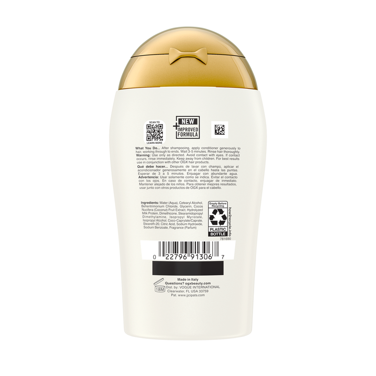 OGX Trial Size Nourishing Coconut Milk - Acondicionador, con leche de coco