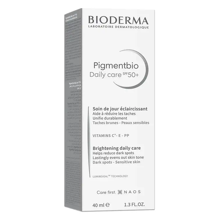 Pigmentbio - Crema hidratante con FPS 50, unifica el tono de la piel