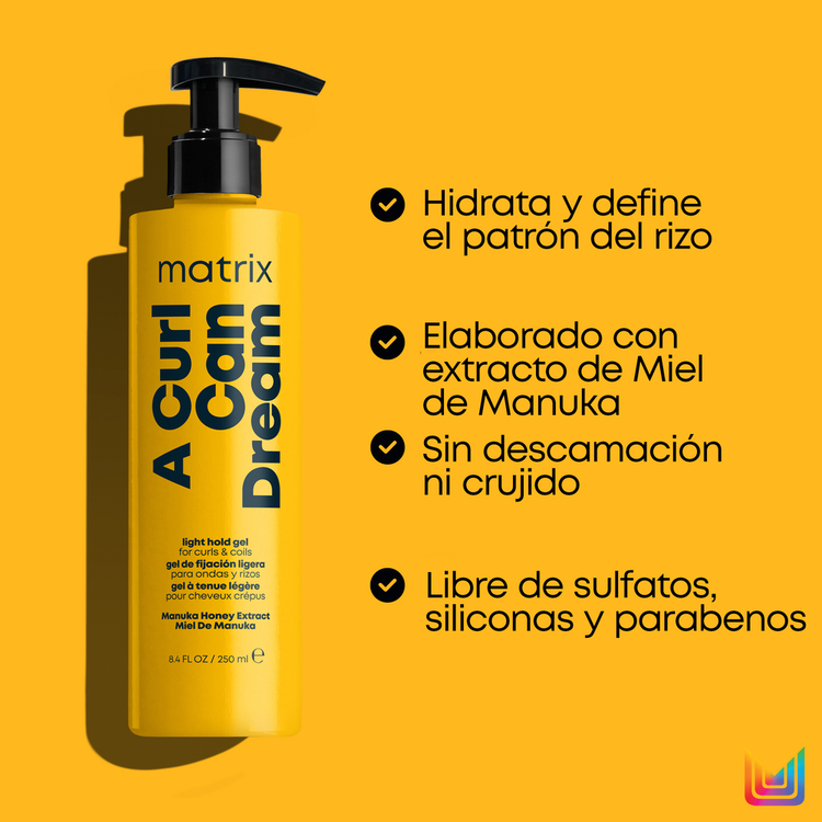 A Curl Can Dream - Gel, fijación ligera para rizos y ondas