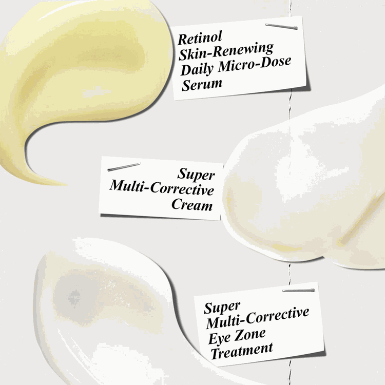 Anti-Aging Preparations - Set de regalo, Retinol Skin-Renewing Daily Micro-Dose Serum 10ml + Crema Super Multi-Corrective 50ml + Super Multi-Corrective para ojos: 14ml