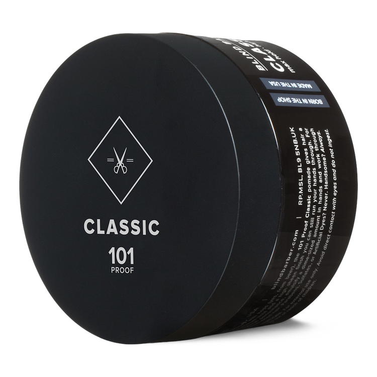 101 Proof Classic Natural Shine Strong Hold Pomada para cabello acabado brillante