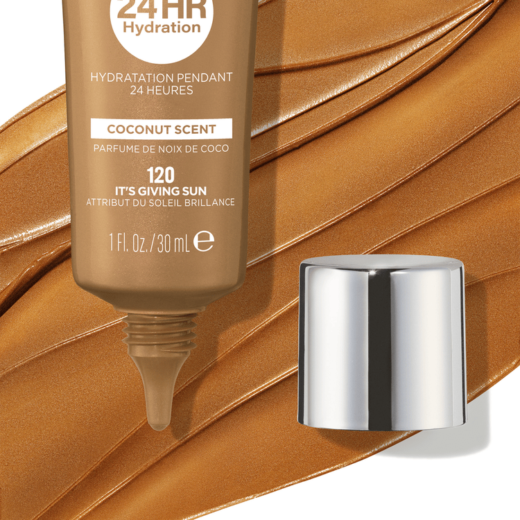 Loción corporal como base iluminadora o iluminador corporal