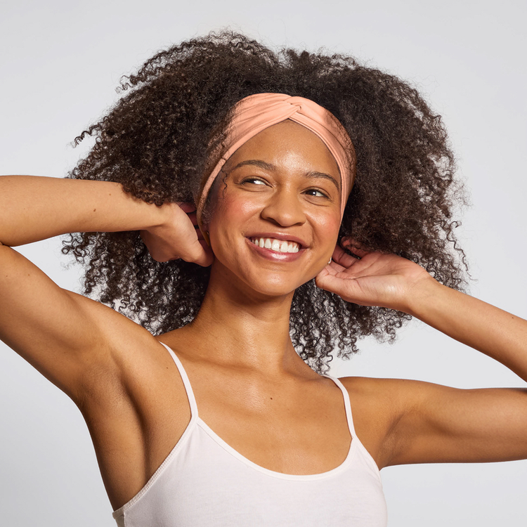 RECYCLED FABRIC Diademas turbantes elásticas de tela reciclada sujetador de cabello