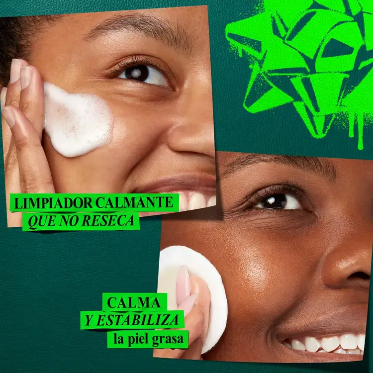 Leave the oil behind - Set de regalo, limpiador facial + toner facial