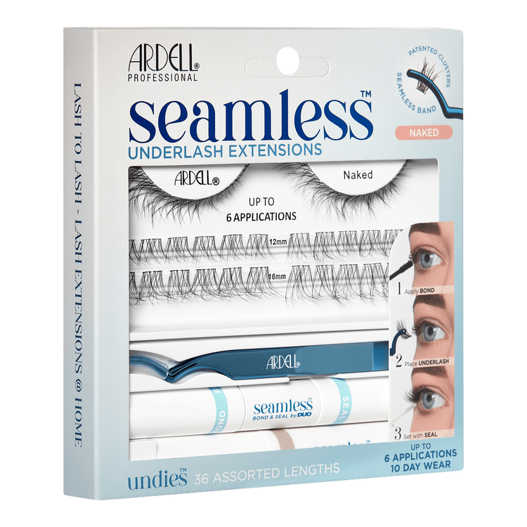 Seamless Naked Kit, Underlash Application Kit de extensiones de pestañas inferiores aplicación debajo de las pestañas naturales.