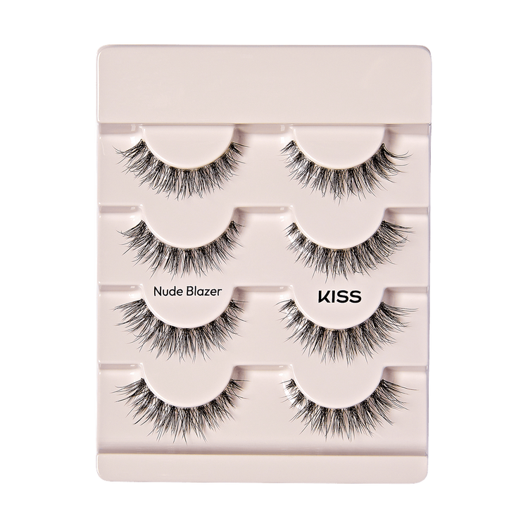 The New Natural Pestañas de tira look abierto y alargado