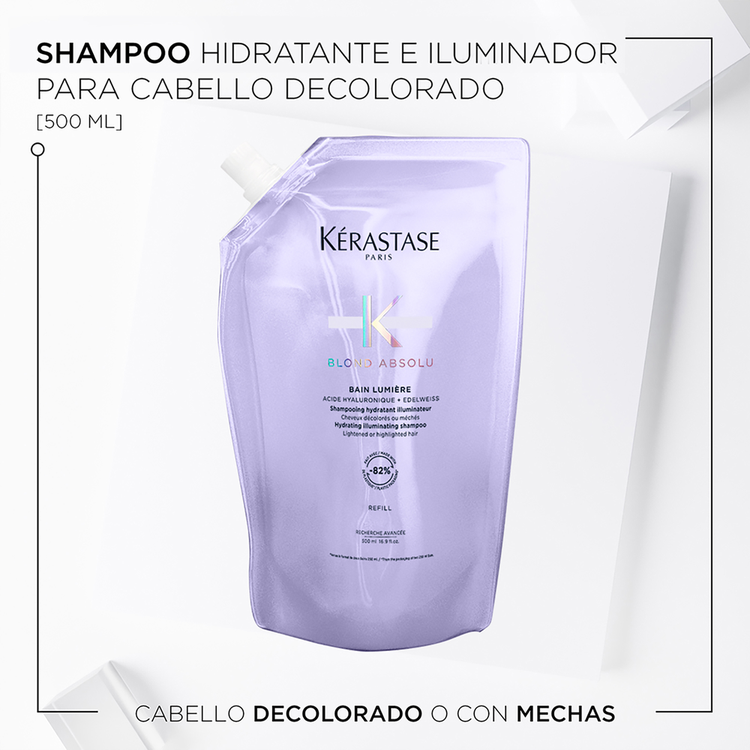 Blond Absolu - Refill de shampoo, para cabello rubio
