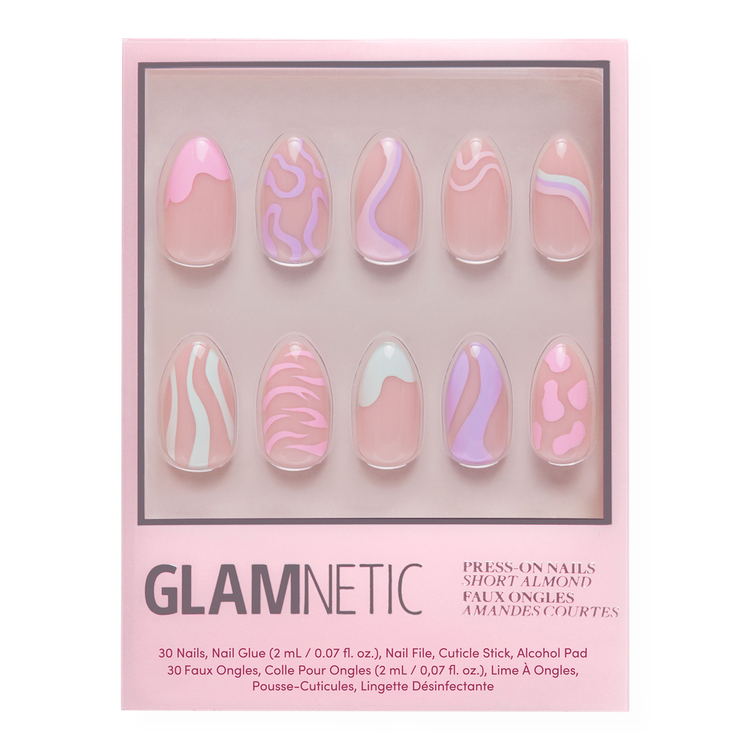 Wild Card Press-On Nails Uñas postizas diseño moderno y fácil aplicación