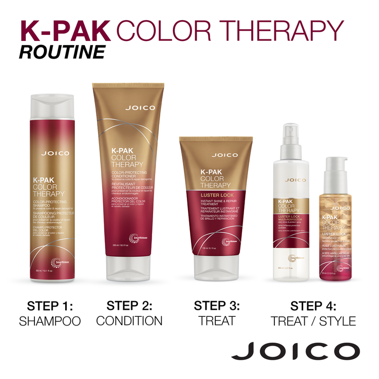 K-PAK Color Therapy Luster Lock Tratamiento reparador ayuda a reparar el cabello
